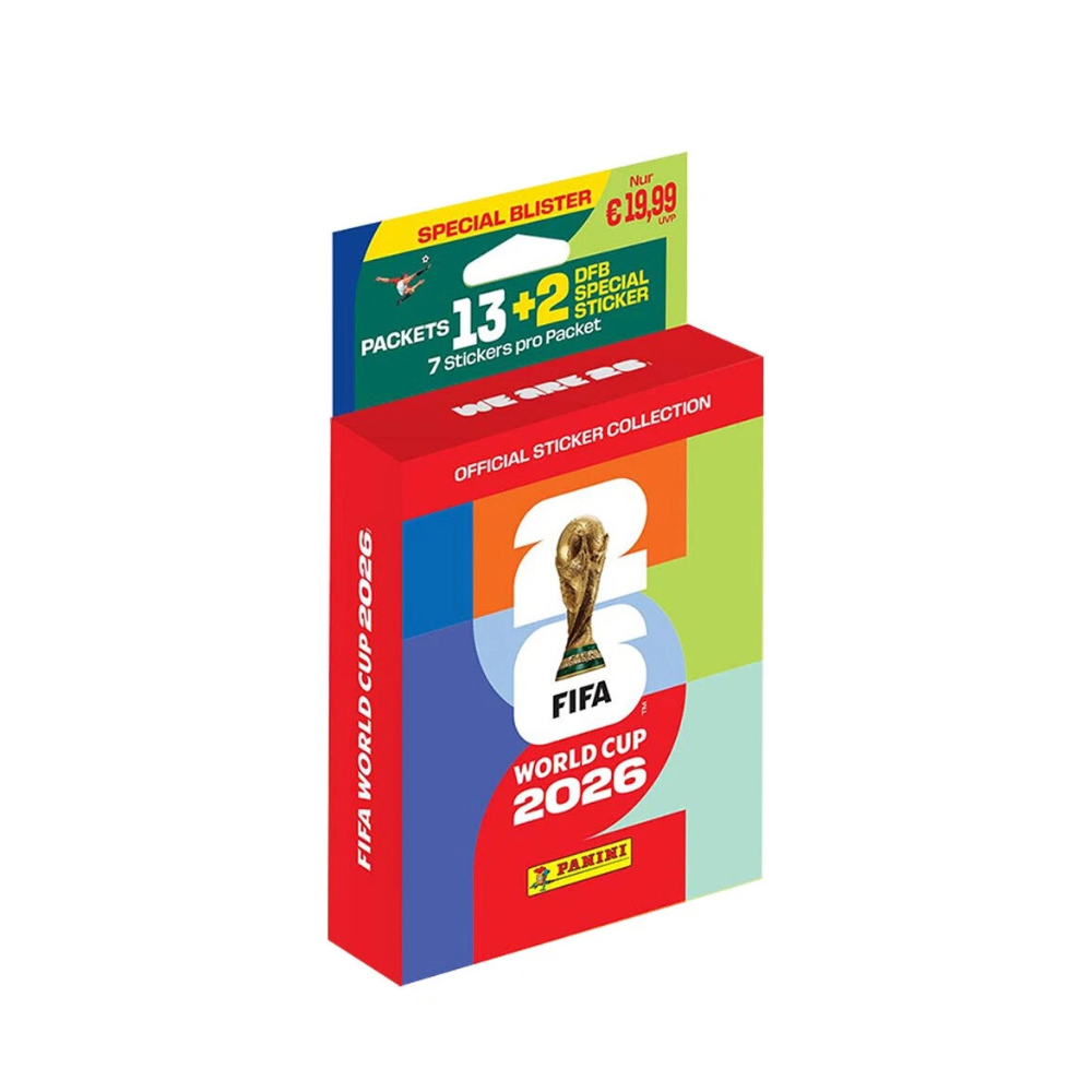 Panini Offizielle FIFA World Cup 2026 Fussball-Weltmeisterschaft 2026 Sticker ECO BLISTER XL