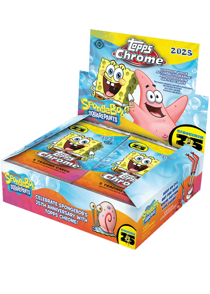 2025 Topps Chrome® SpongeBob 25th Anniversary - Hobby Box