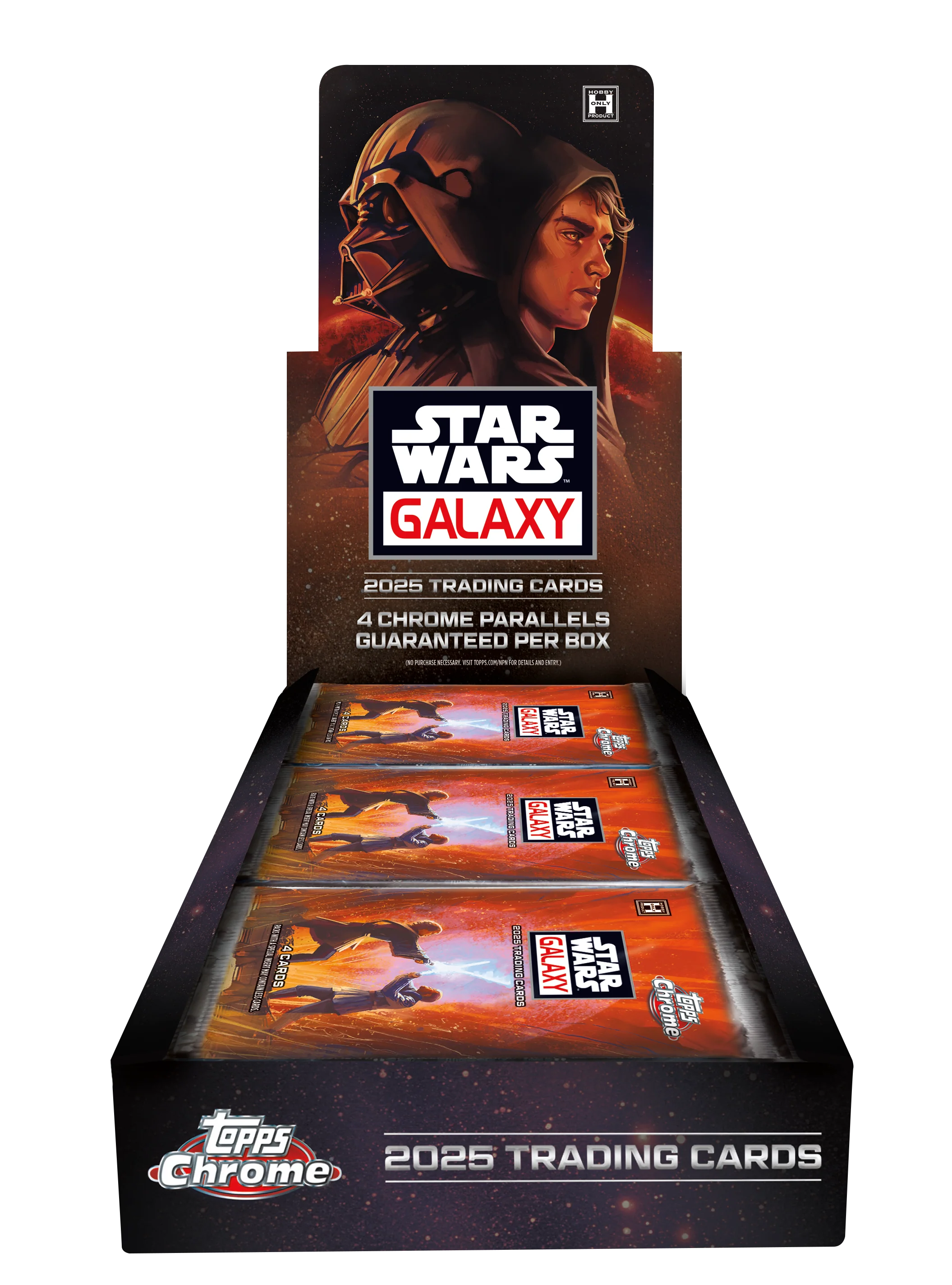 2025 Topps Star Wars Chrome® Galaxy - Hobby Box