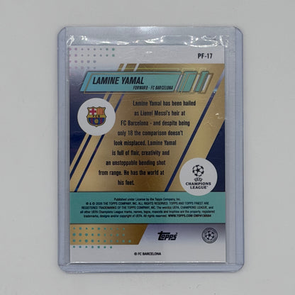 Lamine Yamal FC Barcelona Soccer Topps 2025-26 Finest /50