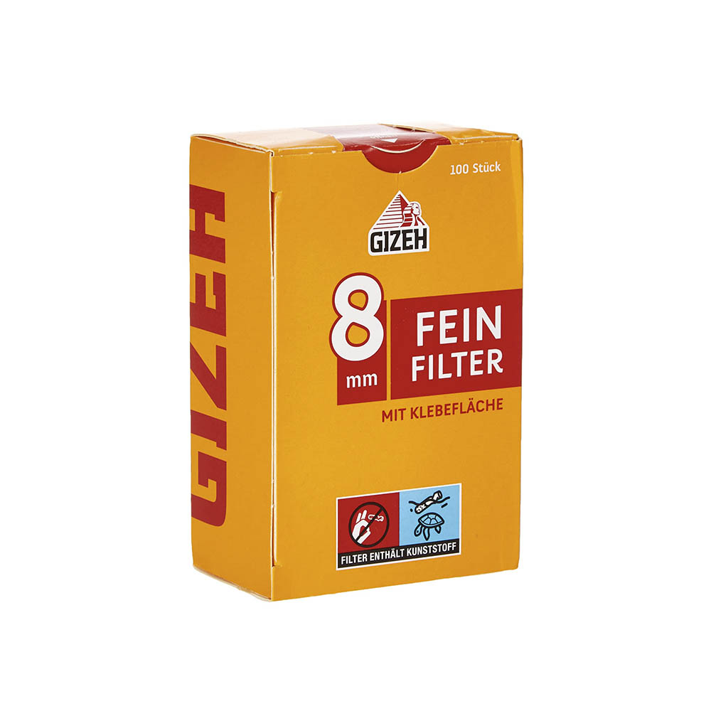 GIZEH Fein Filter 8mm mit Klebefläche - Der Kiosk - Offiziell