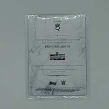 Bron Breakker Royalty Topps WWE Patch Auto /25