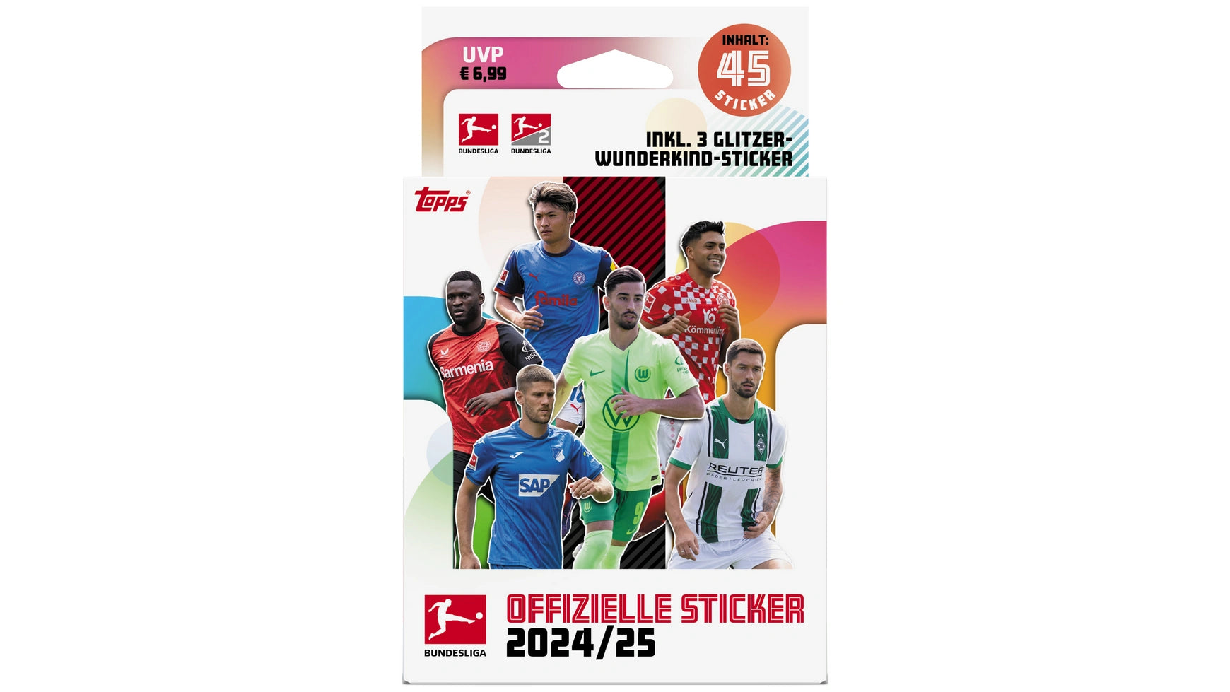 Bundesliga Sticker 24/25 - Eco Pack 45 Sticker