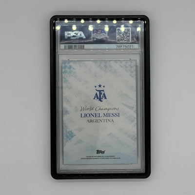 Lionel Messi Argentina Soccer Topps 2022 Argentina World Cup Auto /10