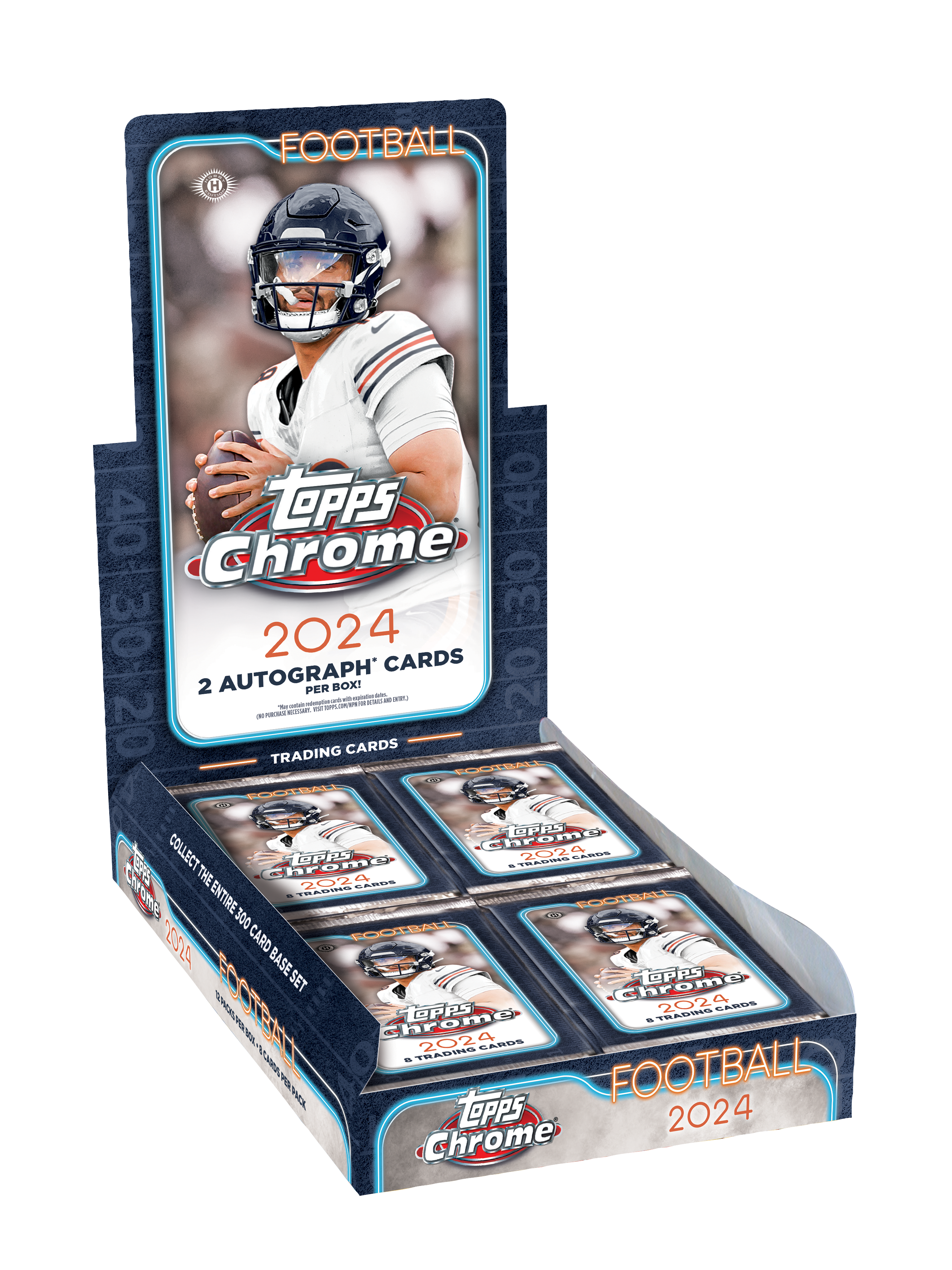 Topps Football Chrome 2024 Hobby Case