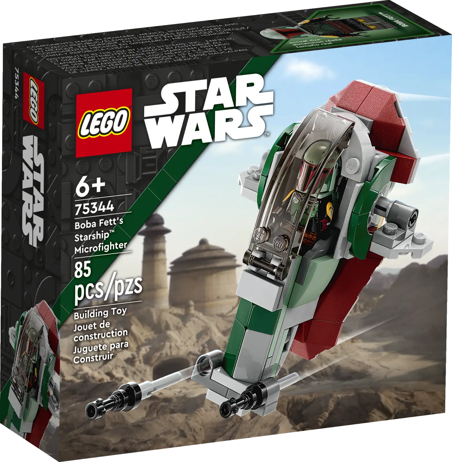 LEGO Boba Fetts Starship 75344 Microfighter