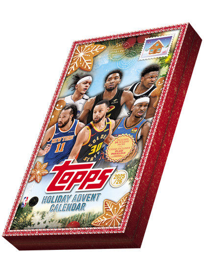 2025-26 Topps NBA Holiday Basketball - Countdown Calendar
