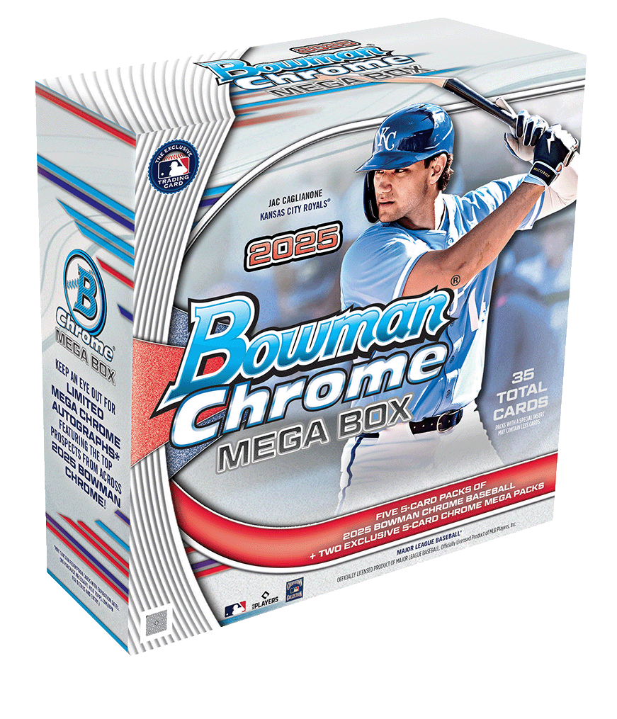 Topps 2025 Bowman Chrome® Baseball - Mega Box