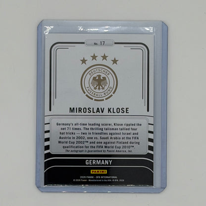 Miroslav Klose Germany Soccer Panini 2026 Limitless Auto
