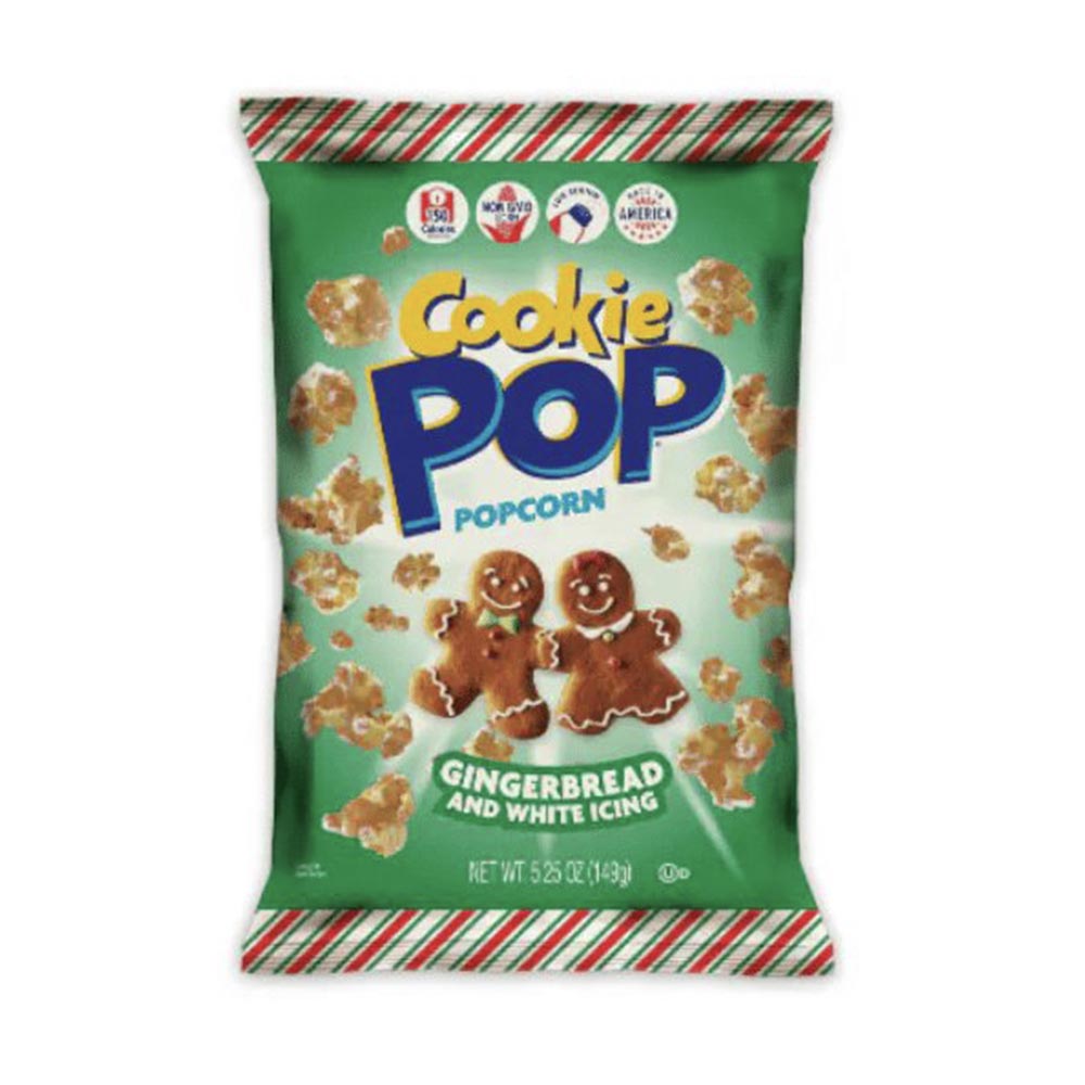 Cookie Pop Popcorn Iced Gingerbread