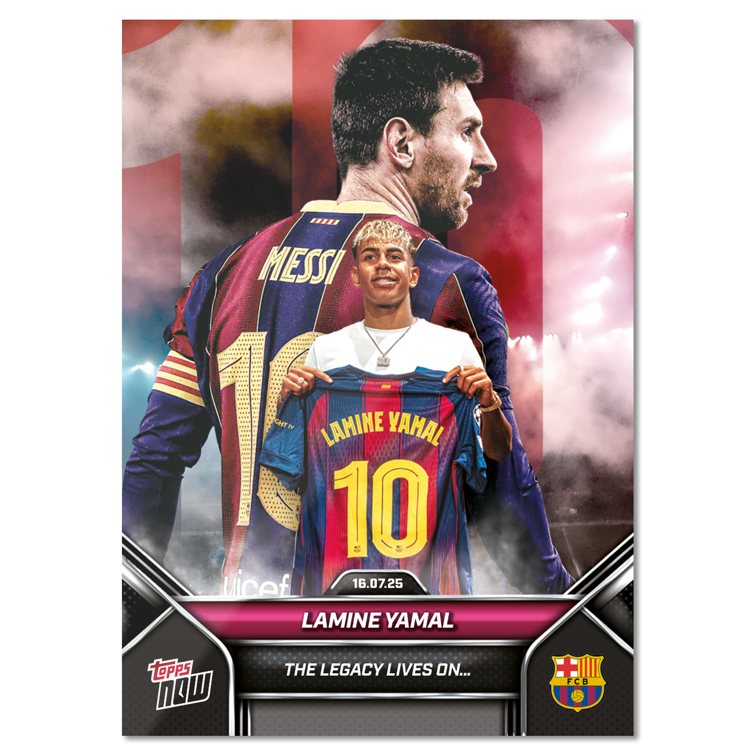 Lamine Yamal - 2025 FC Barcelona Topps NOW®