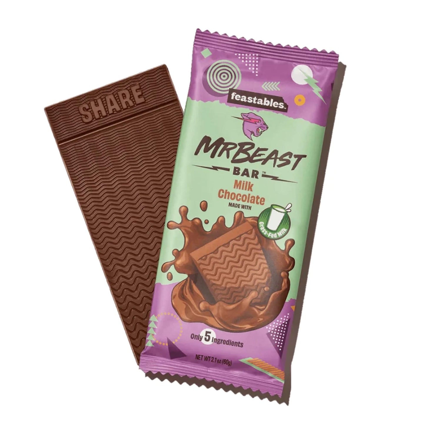 Feastables MrBeast Bar Milk Chocolate