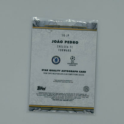 Joao Pedro Chelsea FC Topps 2025-26 Inception UCC Auto