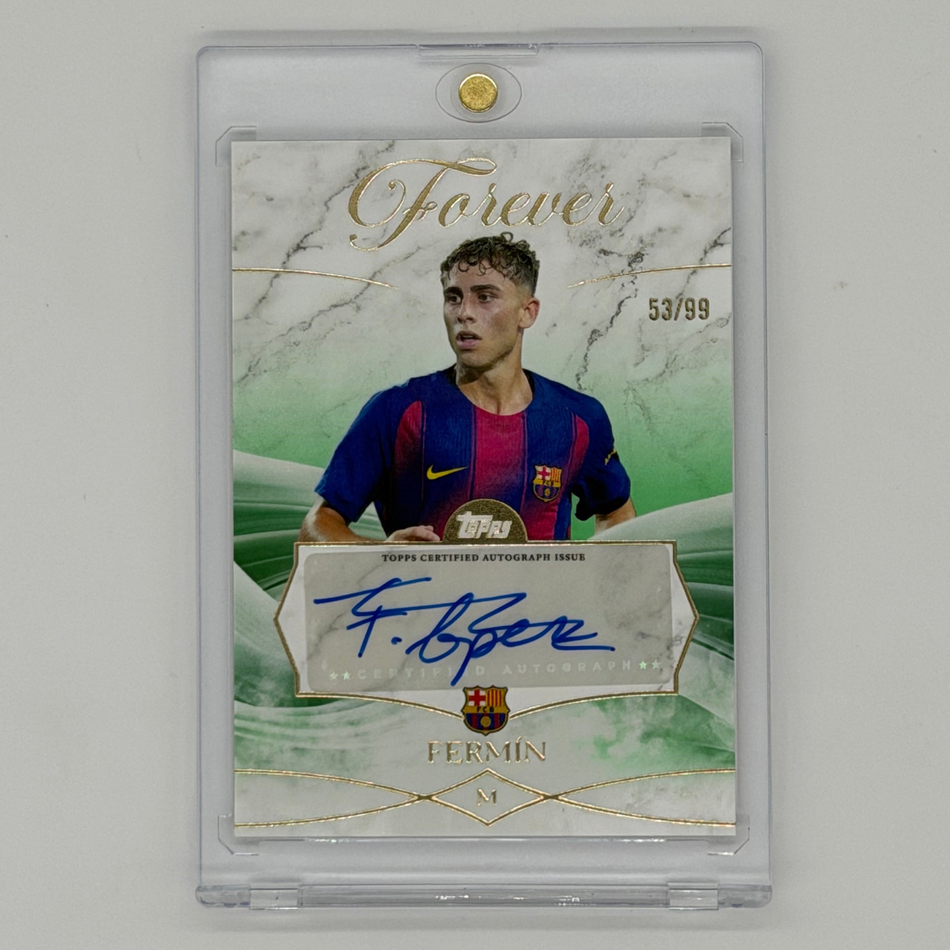 Fermin Lopez Fc Barcelona Topps Forever 2025-26 Auto /99