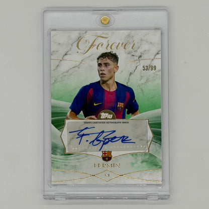 Fermin Lopez Fc Barcelona Topps Forever 2025-26 Auto /99