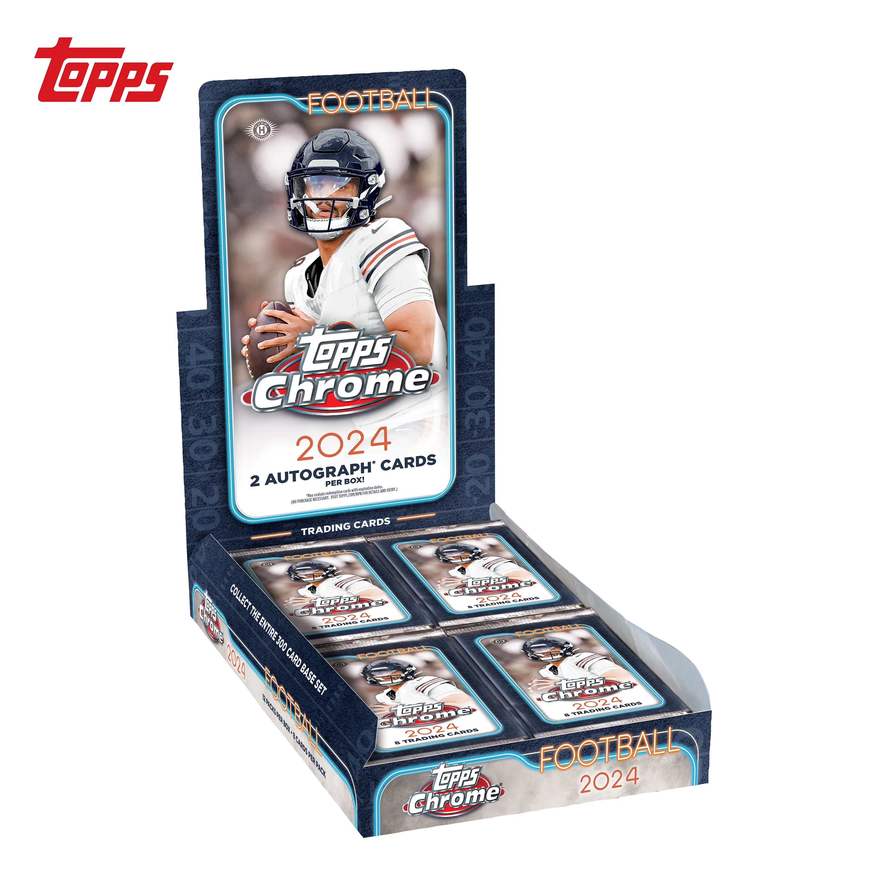Topps Football Chrome 2024 Hobby Case