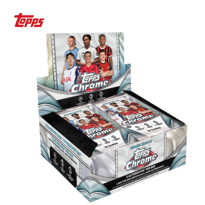 2024-25 Topps Chrome® UEFA Club Competitions - Jumbo Box