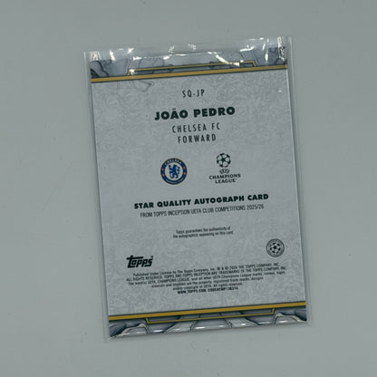 Joao Pedro Chelsea FC 2025-26 Topps Inception UCC Auto /49