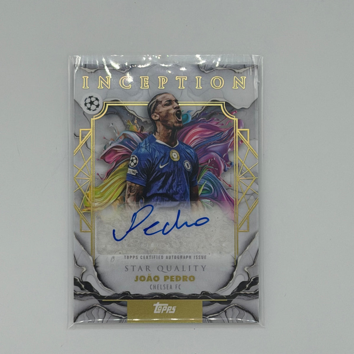 Joao Pedro Chelsea FC Topps 2025-26 Inception UCC Auto