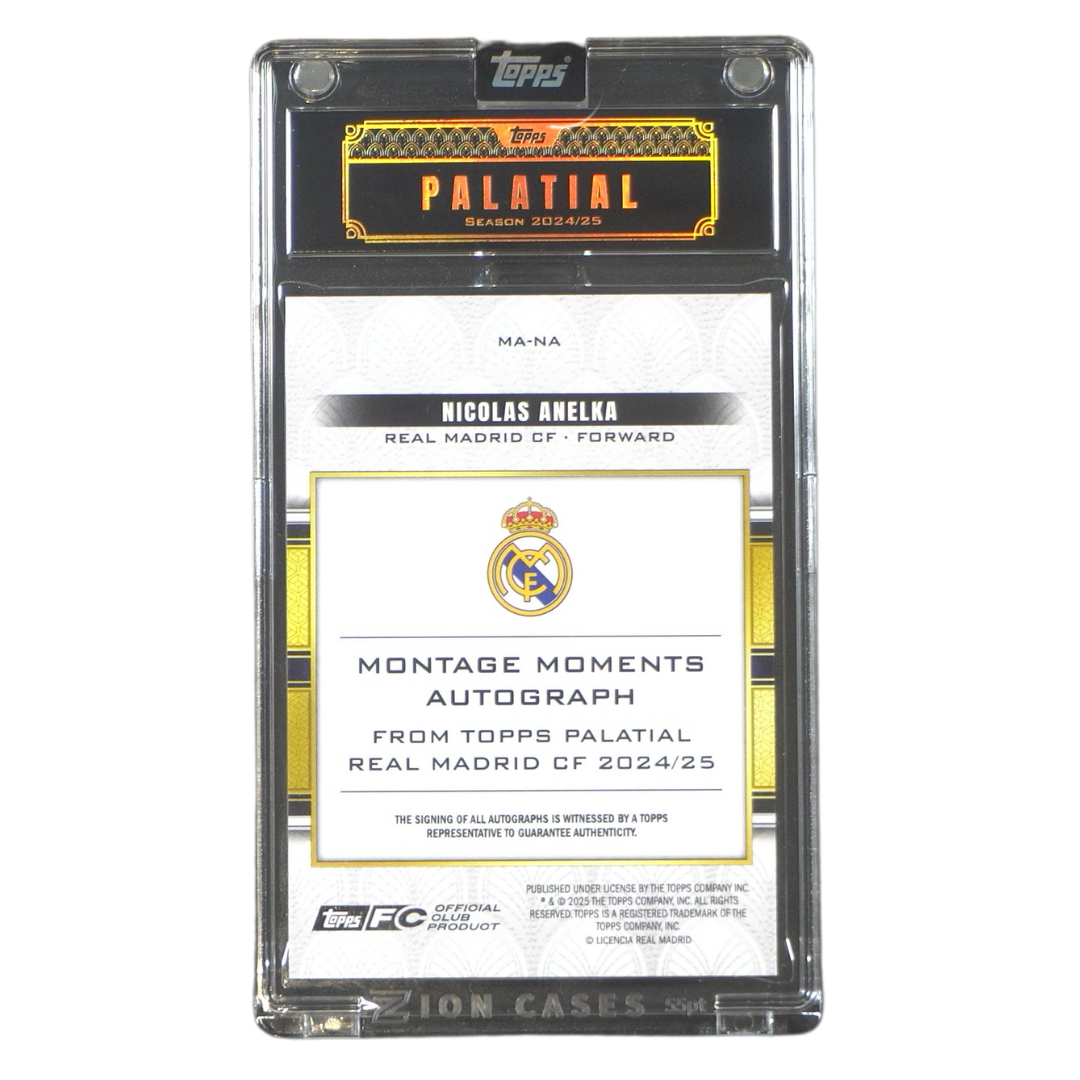 Nicolas Anelka 09/10 Autograph - 2024/25 Topps® Palatial Real Madrid (Ungraded Card) Gezogen von Atze