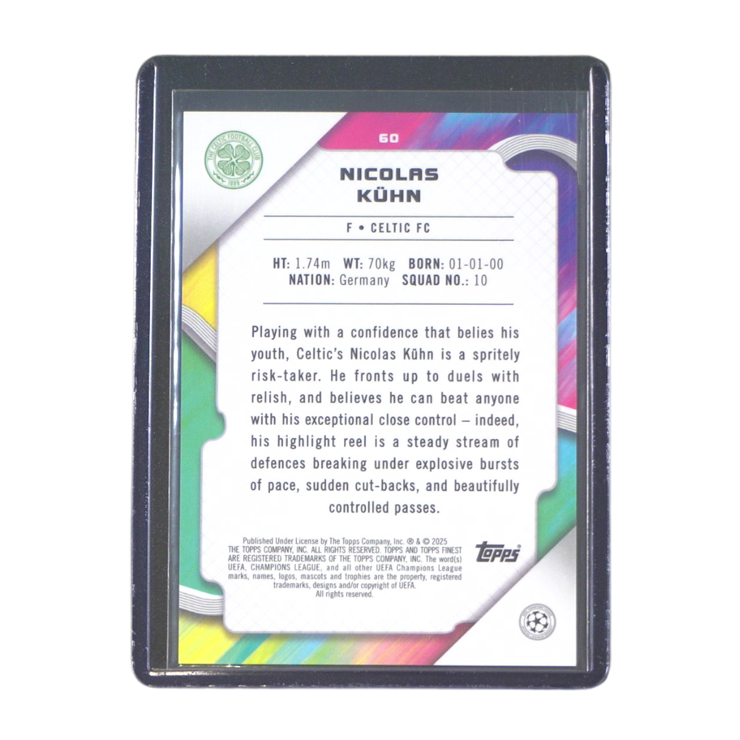 Nicolas Kühn 03/25 Numberd Card - 2024/25 Topps Finest UEFA Club Competitions (Ungraded Card)