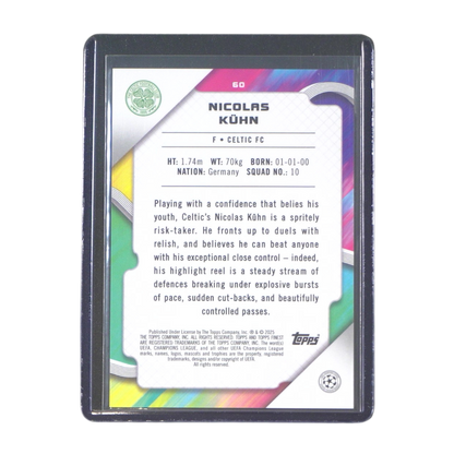 Nicolas Kühn 03/25 Numberd Card - 2024/25 Topps Finest UEFA Club Competitions (Ungraded Card)