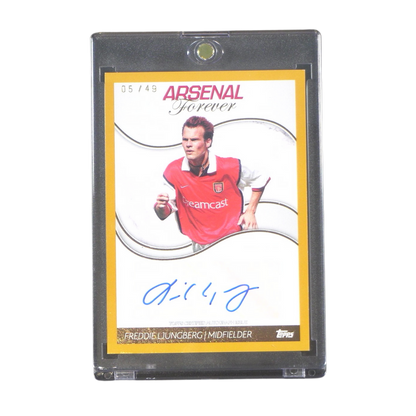 Freddie Ljungberg 05/49 Autograph - 2023-24 TOPPS Arsenal FC Forever