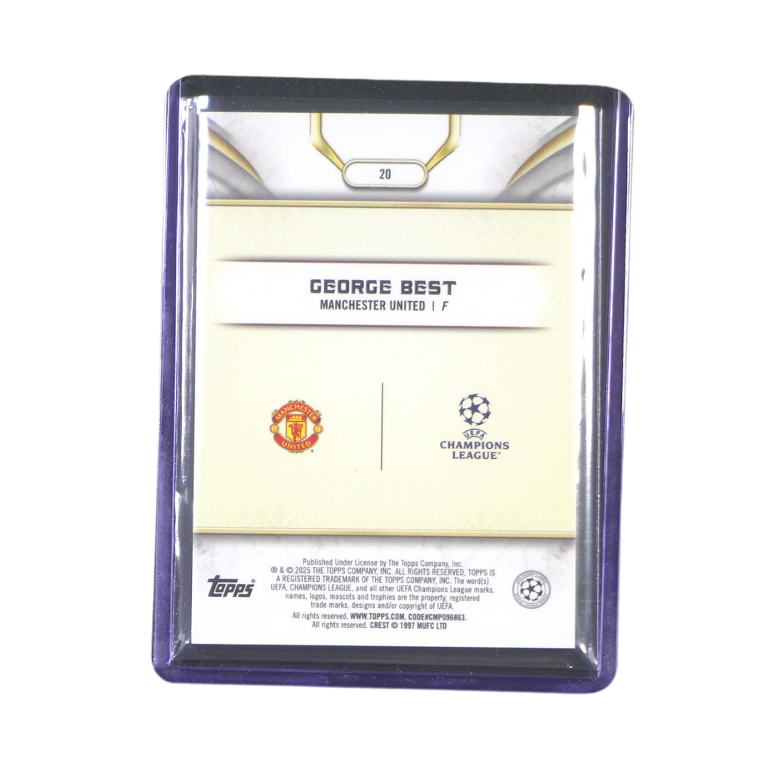 George Best 80/99 Numbered Card - 2024/25 Topps Reverence UEFA Club Competitions (Ungraded Card)
