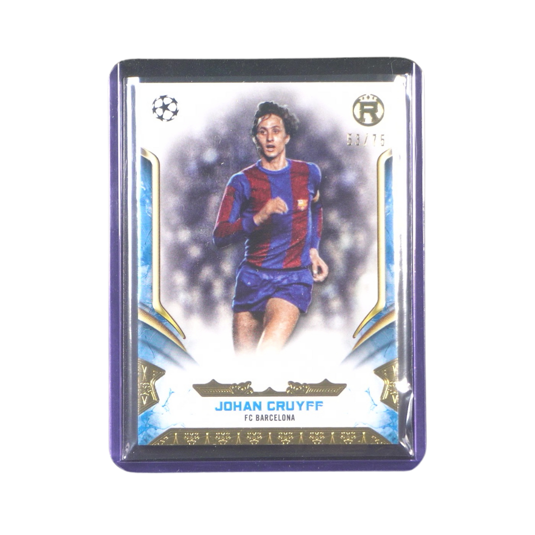 Johan Cruyff 53/75 Numbered Card - 2024/25 Topps Reverence UEFA Club Competitions (Ungraded Card)