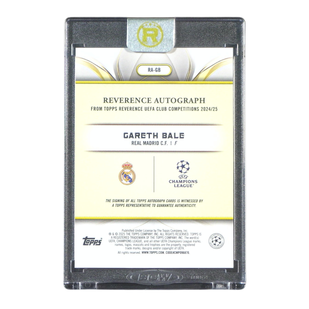 Gareth Bale Autograph 40/50 - 2024/25 Topps Reverence UEFA Club Competitions (Ungraded Card)