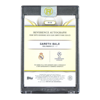 Gareth Bale Autograph 40/50 - 2024/25 Topps Reverence UEFA Club Competitions (Ungraded Card)