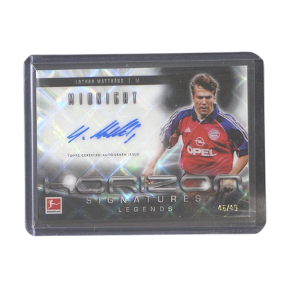 Lothar Matthäus Autograph 46/49 2024-25 Topps® Midnight Bundesliga ( Ungraded Card )