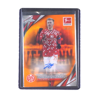 Jonathan Burkardt 04/25 Autograph - 2025 Topps Chrome® Bundesliga - Hobby Box (Ungraded Card)