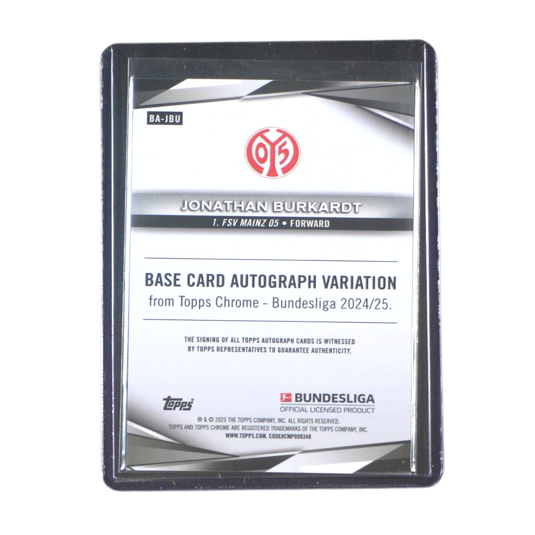 Jonathan Burkardt 04/25 Autograph - 2025 Topps Chrome® Bundesliga - Hobby Box (Ungraded Card)