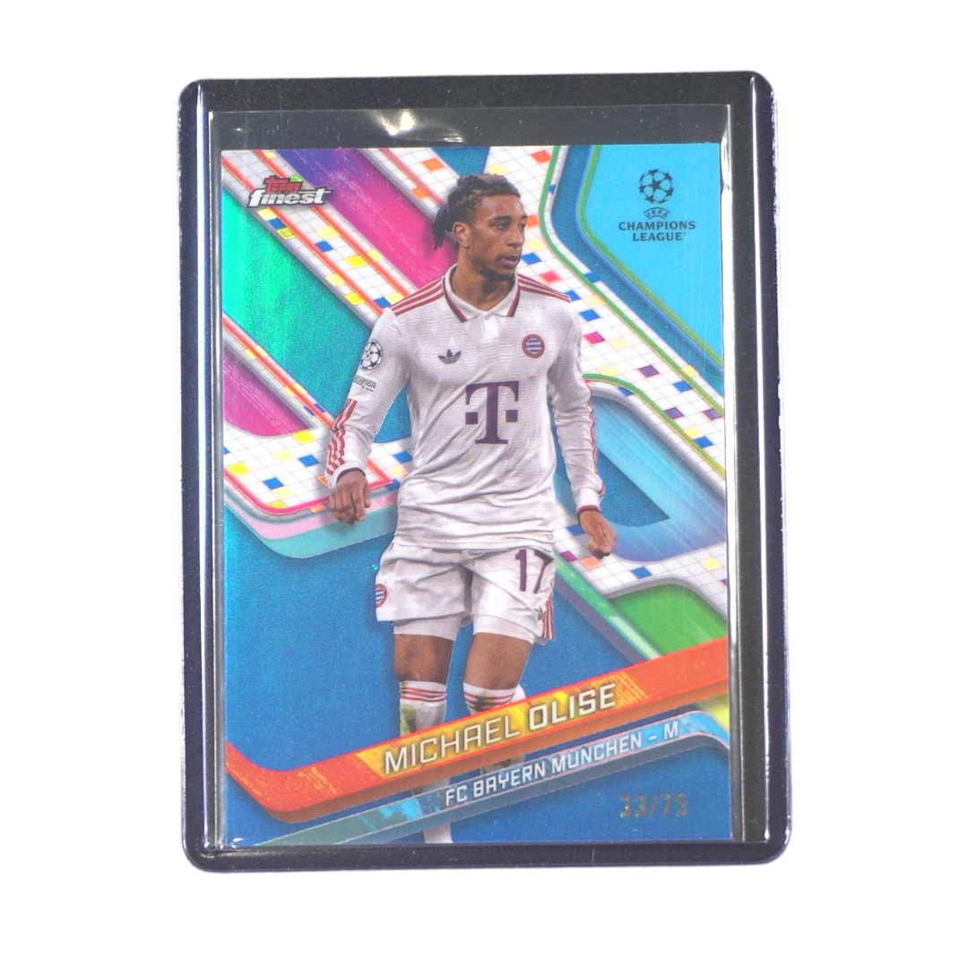Michael Olise 33/75 Numberd Card - 2024/25 Topps Finest UEFA Club Competitions (Ungraded Card)