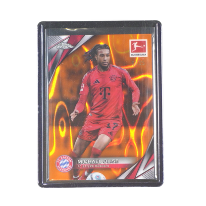 Michael Olise 01/25 Numberd Card - 2025 Topps Chrome® Bundesliga - Hobby Box (Ungraded Card)