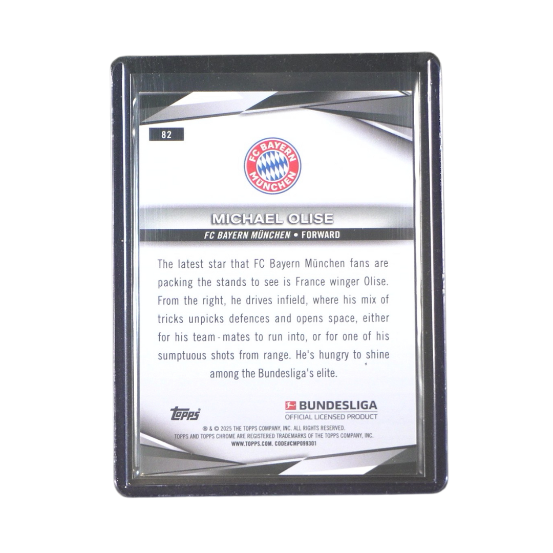 Michael Olise 01/25 Numberd Card - 2025 Topps Chrome® Bundesliga - Hobby Box (Ungraded Card)