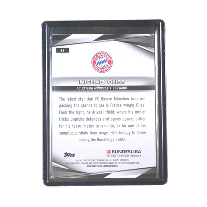 Michael Olise 01/25 Numberd Card - 2025 Topps Chrome® Bundesliga - Hobby Box (Ungraded Card)