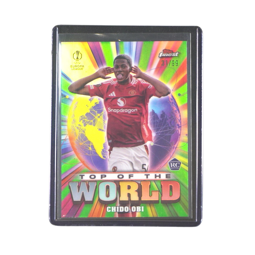 Chido Obi 31/99 Numberd Card - 2024/25 Topps Finest UEFA Club Competitions (Ungraded Card)