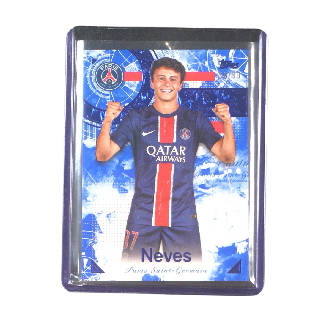 Neves 93/99 Numbered Card - 2024/25 Topps Exhibition Paris Saint-Germain (Ungraded Card)