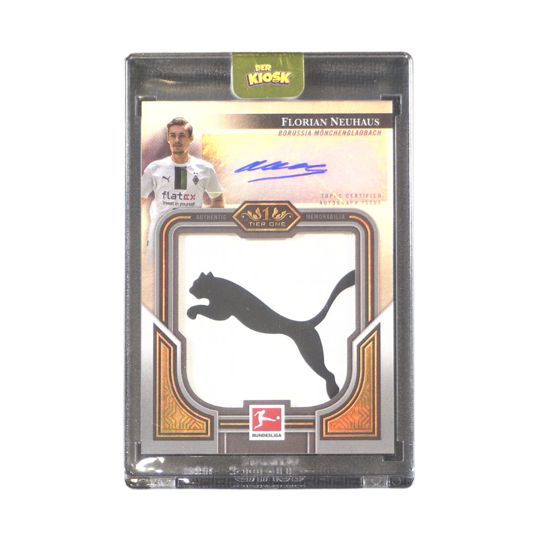 Florian Neuhaus Patch/Autograph 1/1 - Topps Bundesliga Topps Tier One 22/23