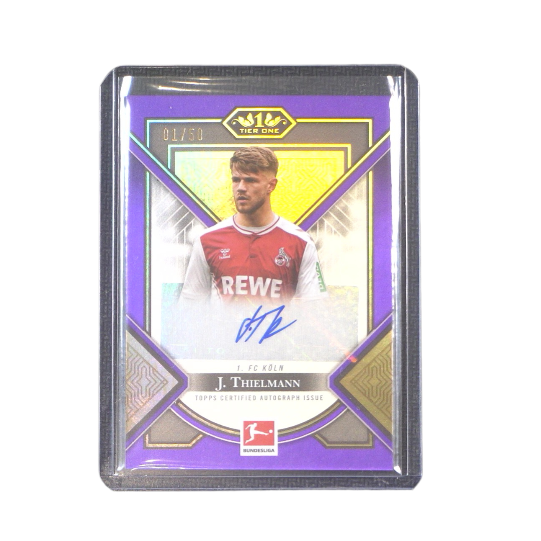 Jan Thielmann Autograph 01/50 - Topps Bundesliga Topps Tier One 22/23