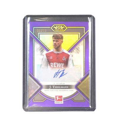 Jan Thielmann Autograph 01/50 - Topps Bundesliga Topps Tier One 22/23