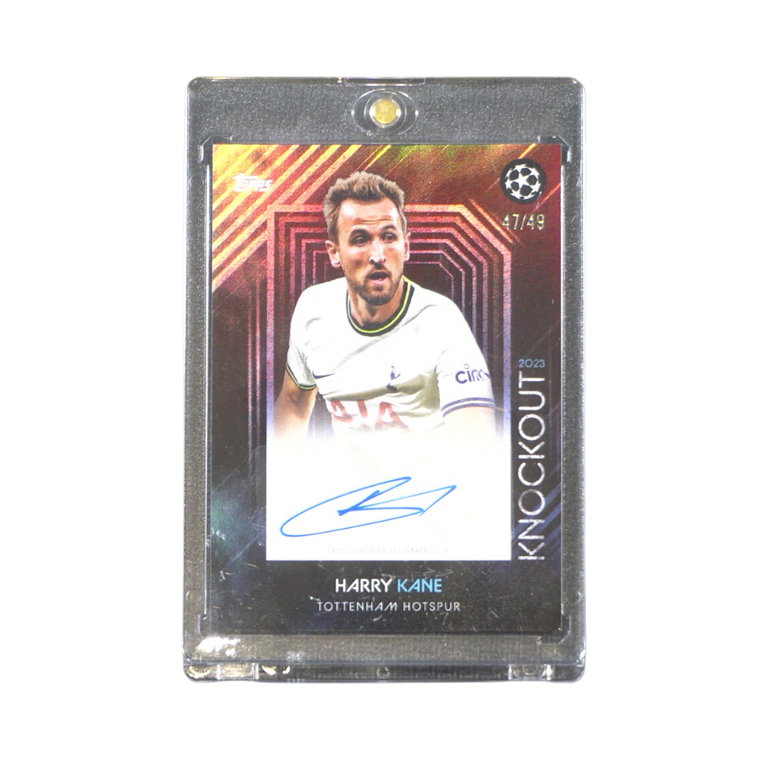 Harry Kane Autograph 47/49 - Topps UEFA Champions League - Knockout 2023