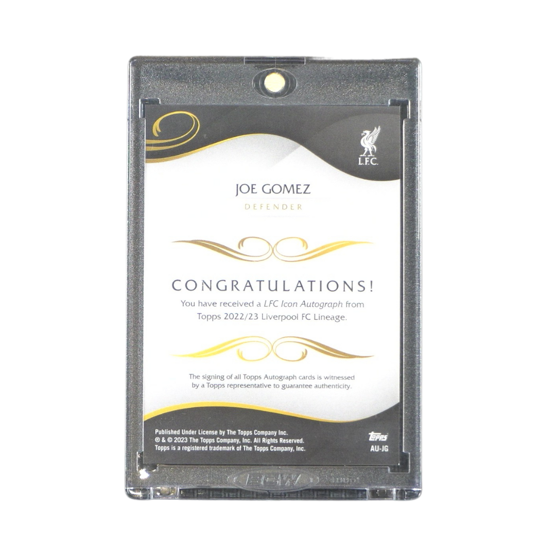 Joe Gomez Autograph - Topps Liverpool Lineage 2022/23