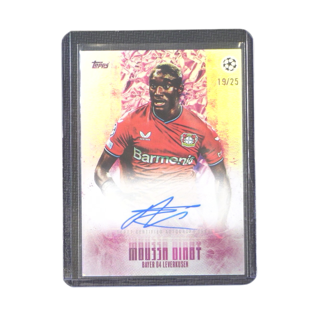 Mousa Diaby Autograph 19/25 -Topps Jamal Musiala - Platinum Curated Set