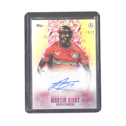 Mousa Diaby Autograph 19/25 -Topps Jamal Musiala - Platinum Curated Set