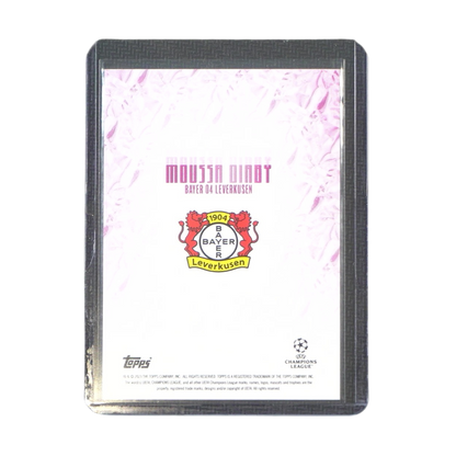 Mousa Diaby Autograph 19/25 -Topps Jamal Musiala - Platinum Curated Set