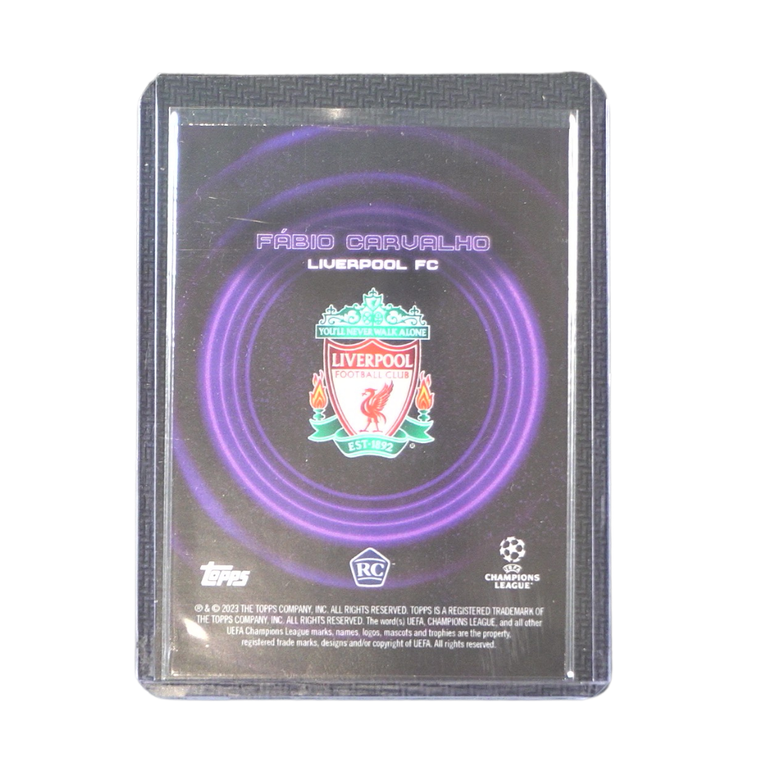 Fabio Carvalho Autograph 16/25 -Topps Showtime UEFA Club Competitions 2022-2023
