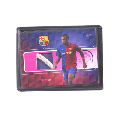 Thiery Henry 82/99 Relic - Topps 125 Jahre Barcelona Box ( Ungraded Card )